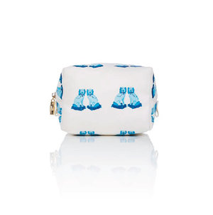 Monogram Blue Staffordshire Cosmetic Travel Bag