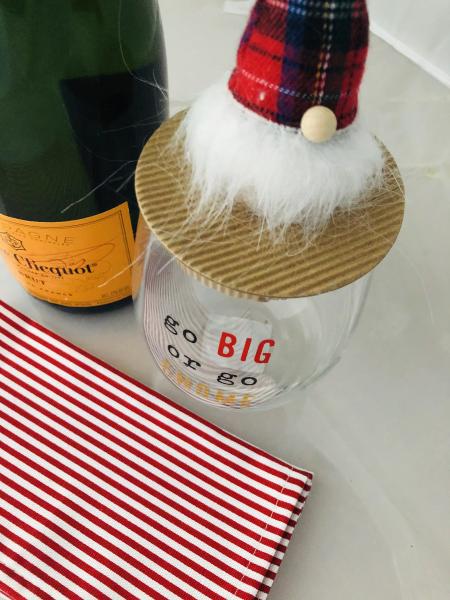 Holiday | Wine Glassware | Go Big or Go Gnome