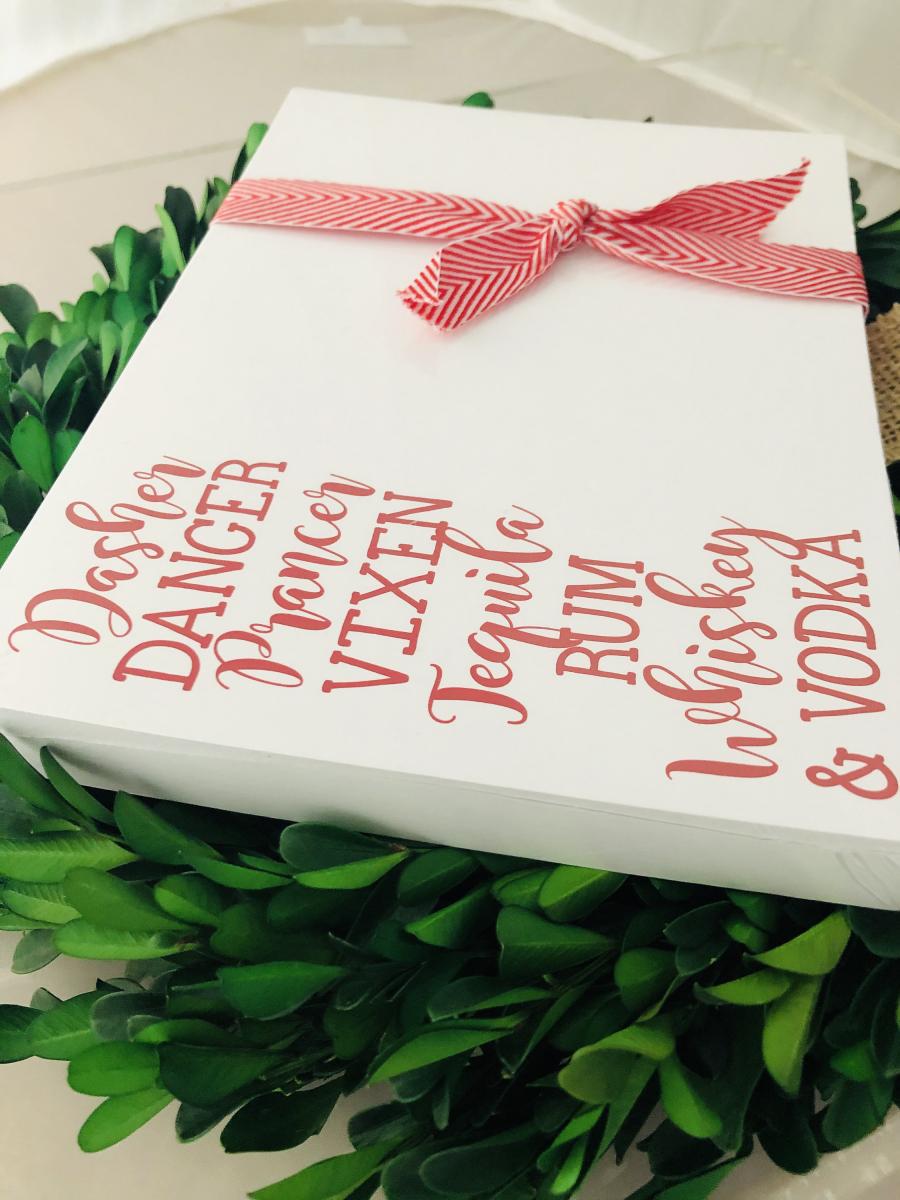 Holiday | Slab Notepad | Dasher Dancer Prancer Vixen picture