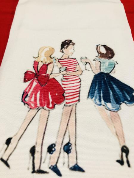 Party Girls Monogram Tea Towel picture