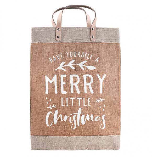 Merry Christmas Farmers Market Tote