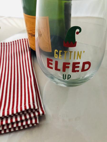 Holiday | Wine Glassware | Gettin Elfed Up picture
