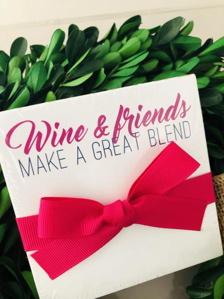 Everyday | Mini Luxe Notepad | Wine and Friends Make a Great Blend picture