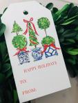 Holiday | Merry Christmas and Holiday Gift Tag Set | Set of 10