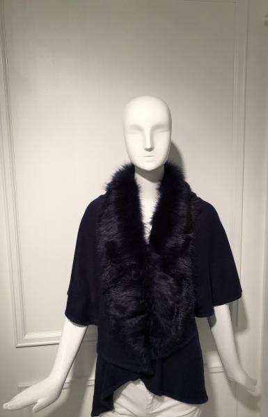 Faux Fur wrap,cape | Luxurious straight cut faux fur collar | Step out in style! picture