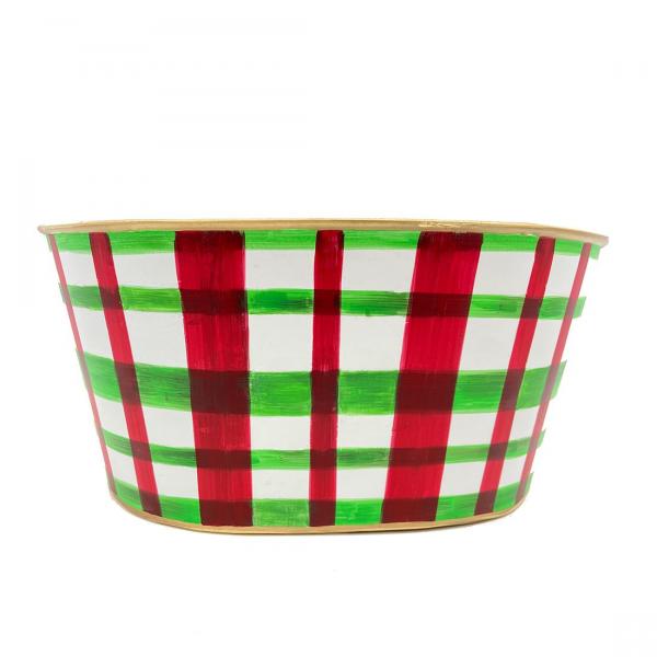 Holiday Plaid Tub