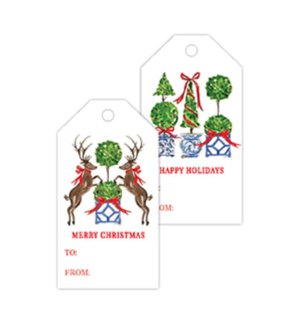 Holiday | Merry Christmas and Holiday Gift Tag Set | Set of 10 picture