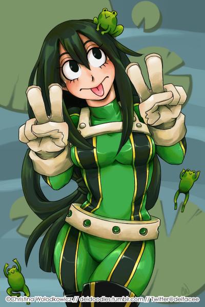 Tsuyu, The Froggy Hero - My Hero Academia [Art Print] picture