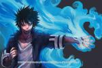 Dabi 's Blue Flame - My Hero Academia [Art Print]