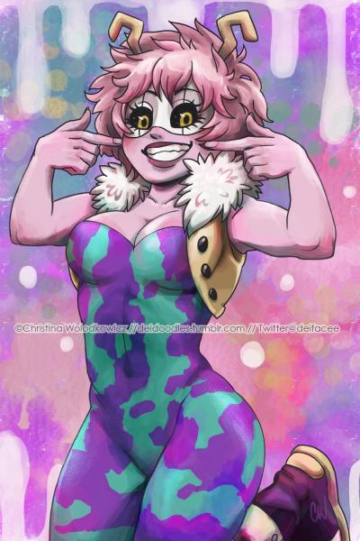 Acid Queen Mina Ashido - My Hero Academia [Art Print] picture