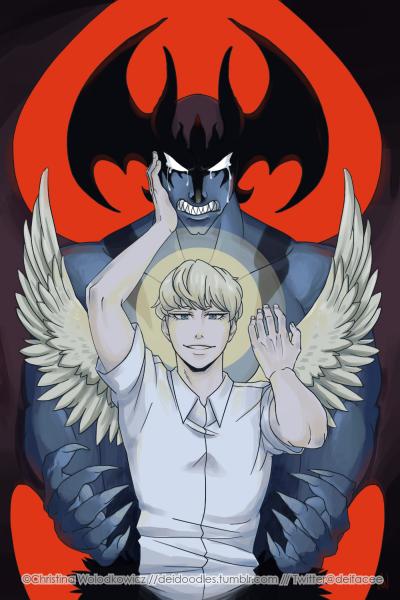 *LAST ONE* Devilman Crybaby - Akira & Ryo [Art Print] picture