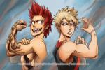 FLEX! - Bakugo & Kirishima - My Hero Academia [Art Print]