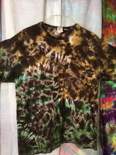 Tie Dye - Tie Dyed T Shirt - Tie Dye Comfort Colors - Mens XL (46-48) Fruit of the Loom 100% Cotton Short Sleeve Shirt. #328 picture