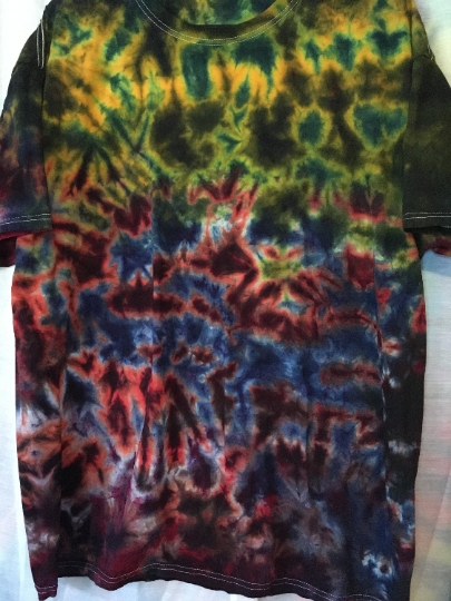 Tie Dye - Tie Dyed T Shirt - Tie Dye Comfort Colors XL Mens 100% Cotton - XL (46-48) Fruit of the Loom Shirt. #285 picture