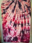 Tie Dyed 100 % Cotton Flannel Scarf - Bold Purple and Red Swirl Scarf - Beautiful Accessory for Anyone!  #63