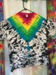 Tie Dye - Tie Dyed T Shirt - Mens 2 XL (50-52) 100% Cotton Fruit of the Loom - Short Sleeve. #339