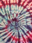 Tie Dyed 100 % Cotton Flannel Scarf - Bold Purple and Red Swirl Scarf - Beautiful Accessory for Anyone! 62"x21". #4