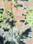 Tie Dyed 100 % Cotton Flannel Scarf - Bold Yellow and Purple - Beautiful Accessory for Anyone! 62"x22". #7