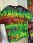 Tie Dye - Tie Dyed T Shirt - Mens XL (46-48) Fruit of the Loom 100% Cotton Short Sleeve Shirt - Comfort Colors Tshirt. #336