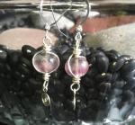 Sterling Earrings - Striped Fluorite - Jewelry with Meaning - Order from Chaos