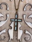 Bronze Cross Necklace