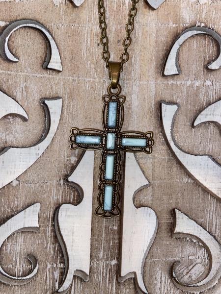 Bronze Cross Necklace