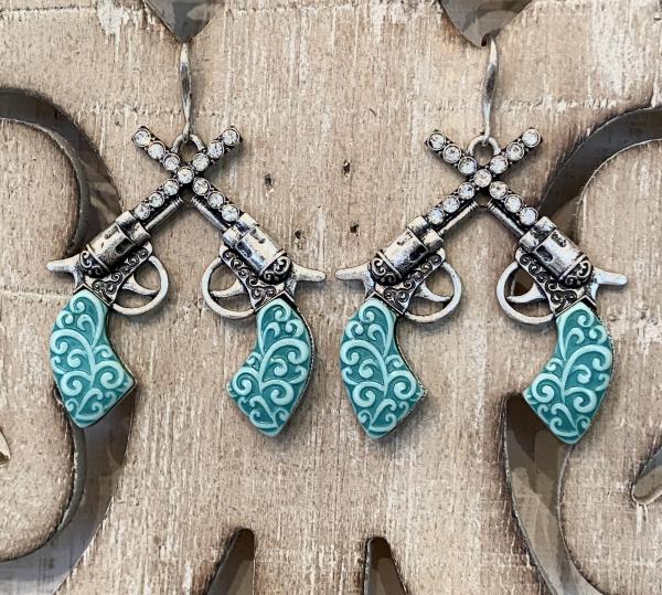 Cowgirl Turquoise Earrings picture