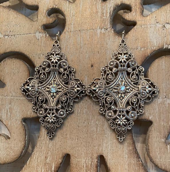 Royal Silver Earrings