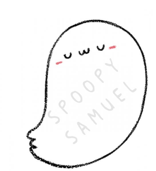 UWU Ghost Charm (white)