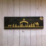 Nativity Sign, Gold