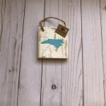 Carolina Blue NC Wood Ornament