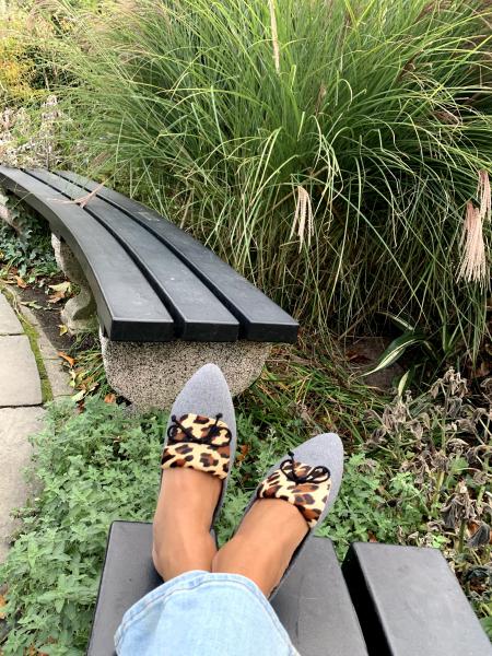 Cortina Mules Brown Leopard picture