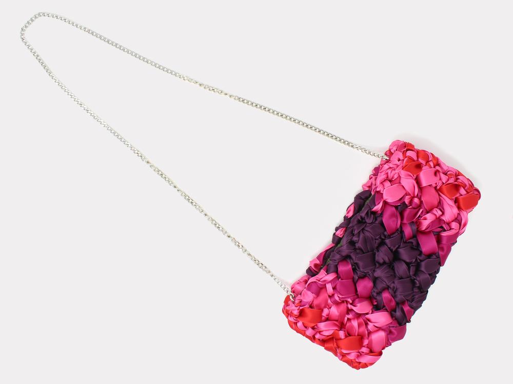 Lorenza Gandaglia Ribbon Clutch Pink picture