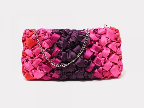 Lorenza Gandaglia Ribbon Clutch Pink picture