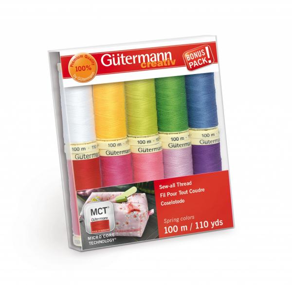 Gutermann Sew-all Polyester Thread - Spring Colors