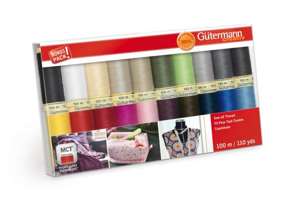 Gutermann Sew-all Polyester Thread - Basic Colors