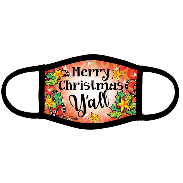 Merry Christmas Y'all Mask
