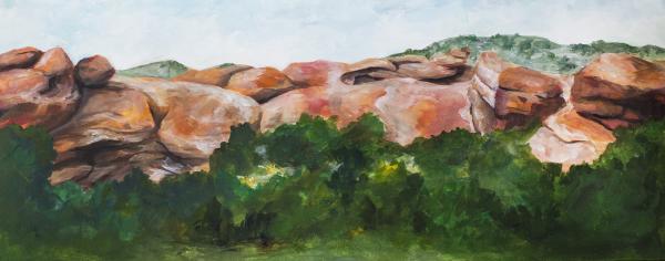 Red Rocks Landscape | 40x15" picture