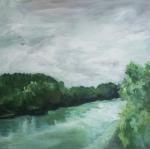 French Riverscape | 24x24"