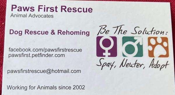 Paws First Rescue