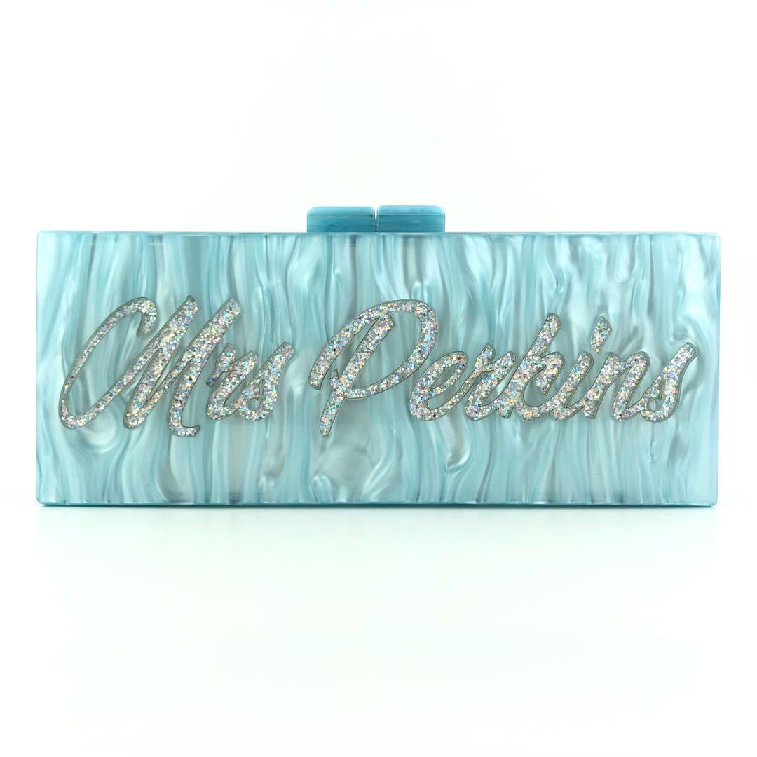 Mrs. Customized Acrylic Clutch: Over 40 colors to Mix and Match! picture