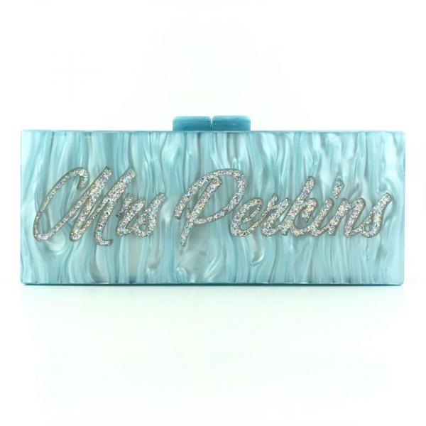 Mrs. Customized Acrylic Clutch: Over 40 colors to Mix and Match! picture