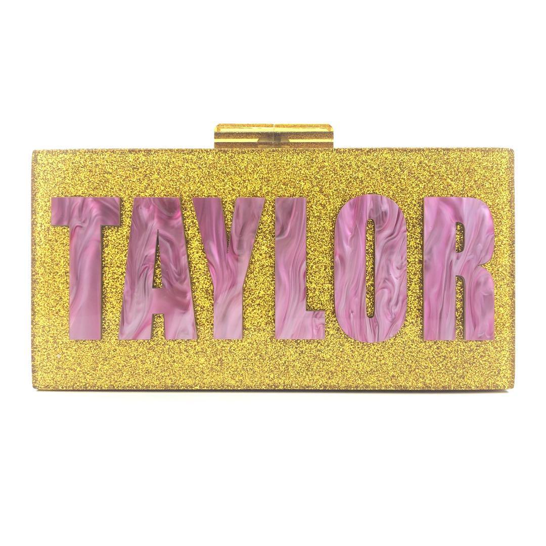 Classic Customized Acrylic Clutch: Over 40 colors to Mix and Match! picture