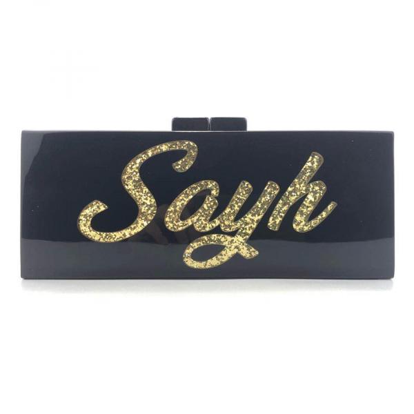 Classic Customized Acrylic Clutch: Over 40 colors to Mix and Match! picture