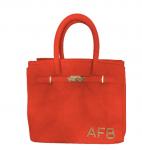 The Tampa Tote Red Canvas