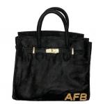 The Tampa Tote Black Velvet