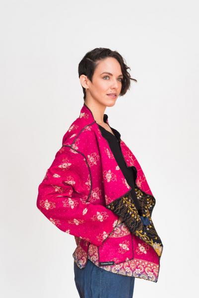 Hazel Kantha Jacket - black picture