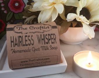 Hairless whisper Handmade Goat Milk Shaving Soap