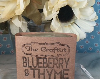 Blueberry and Thyme Handmade Goat Milk Soap picture