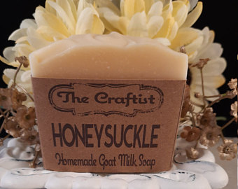 Honeysuckle Handmade Goat Milk Soap picture